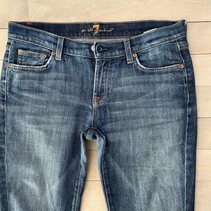 Y2K 7 for all Mankind low rise Roxy jeans made in USA size 29